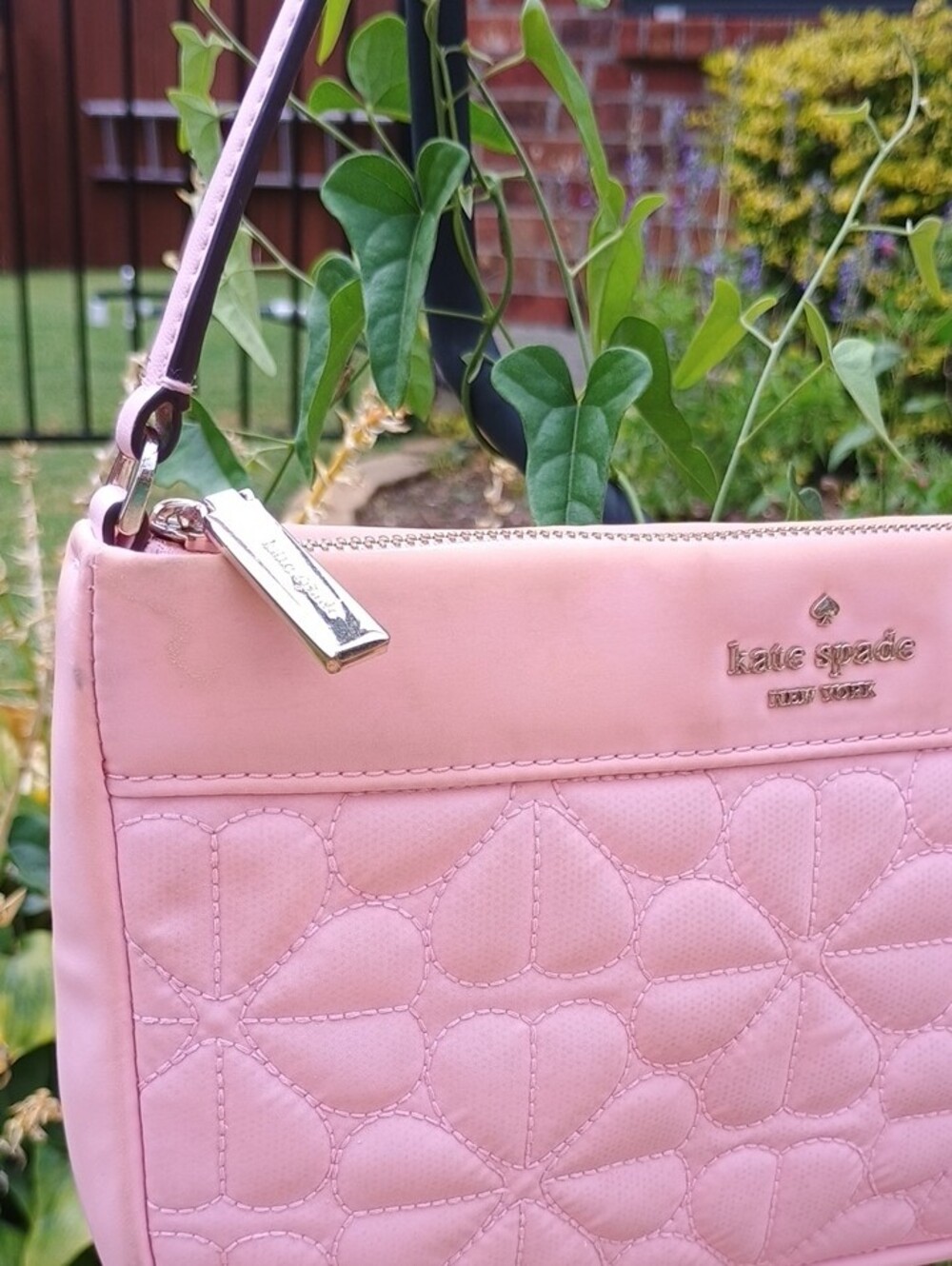 kate spade Pink Quilted Mini Shoulder Bag with Gold Hardware - Picture 3 of 10